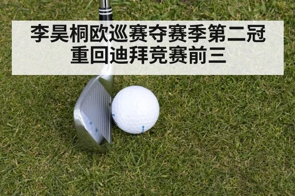 李昊桐欧巡赛夺赛季第二冠 重回迪拜竞赛前三